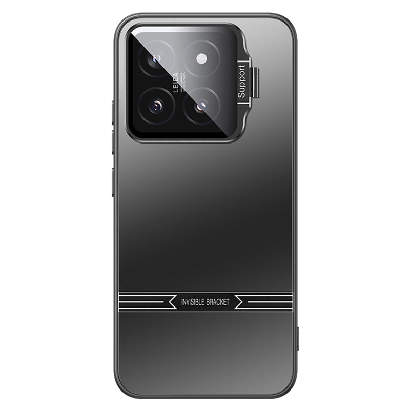 Phone Case for Xiaomi 14 Pro Matte PC+TPU Cover with Lens Frame Kickstand Phone Case for Xiaomi 14 Pro Matte PC+TPU Cover with Lens Frame Kickstand